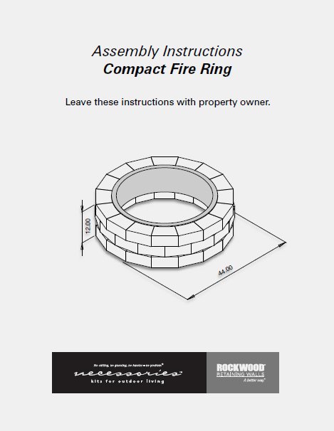 Compact Fire Ring Instructions Example